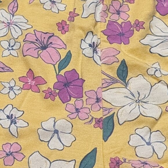 Anko's Girls Yellow Floral Print Shorts – Playful Style for Sunny Days NWOT - Picture 3 of 6